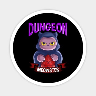 Dungeon Meowster Cute & Funny Gaming Magnet